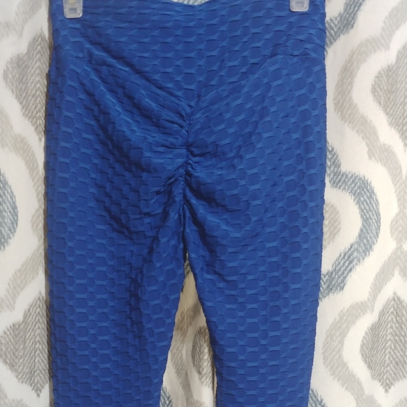 Leggings for women size Small / Medium Color Blue - Picture 7 of 8